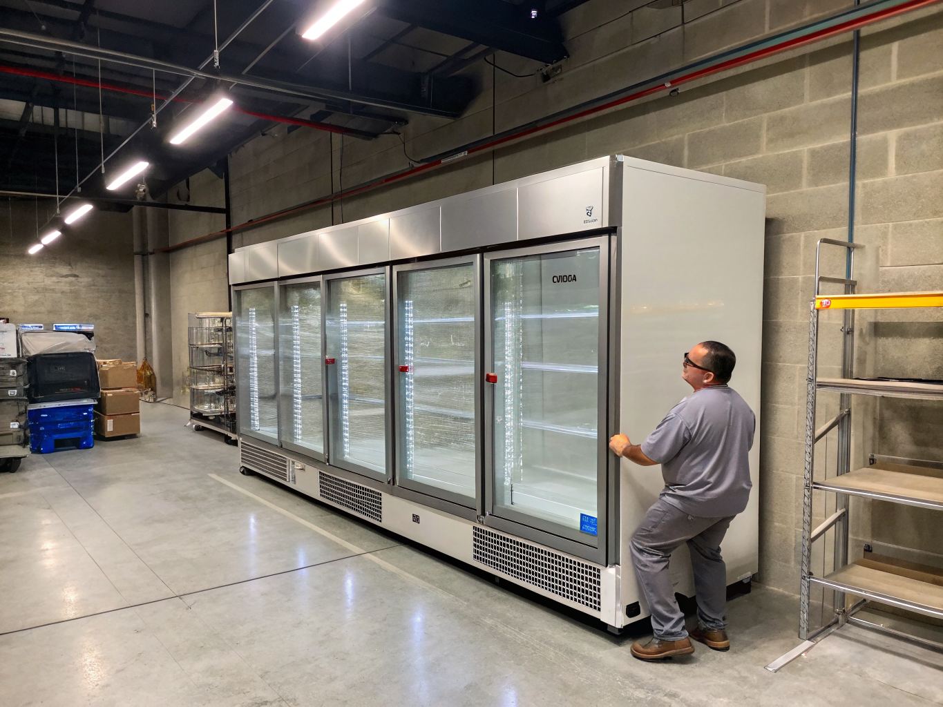 Calibrating temperature sensor on fresh food compartment