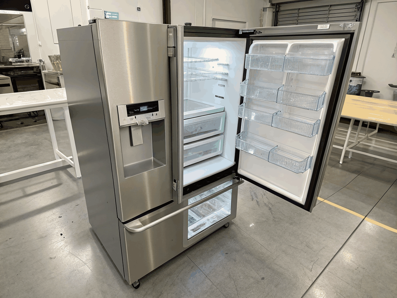 Testing refrigerator door switch and light module